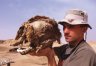 Balázs Buzás with camel head, Ong Jemal, TUNESIA. Photo: Zoltán Serfőző