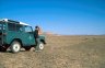 Balázs Buzás in Delbãr, Khor Touran National Park, IRAN. Photo: local ranger