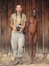 Balázs Buzás with Dani tribes man, Baliem Gorge, Papua, INDONESIA. Photo: Ajtony Gálfi-Bódy