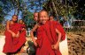Samaneras (novice monks), near Youqson Monastery, Salay, MYANMAR (BURMA)