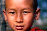 Samanera (novice monk), near Youqson Monastery, Salay, MYANMAR (BURMA)