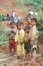 Hmong kids, 10-15 km N of Kasi, LAOS
