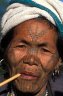 94 years old Mong Chin woman, Aye Sakan village (1754 m), Chin State, MYANMAR (BURMA)