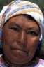 Tarahumara indian woman near the Cusárare waterfall, near Creel, Chihuahua, MEXICO