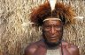 Dani tribesman, pig festival, Kilise (1836 m), Baliem Gorge, Papua, INDONESIA