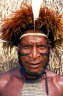 <p>Dani tribesman, pig festival, Kilise (1836 m), Baliem Gorge, Papua, INDONESIA</p>