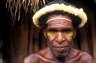 <p>Dani tribesman, pig festival, Kilise (1836 m), Baliem Gorge, Papua, INDONESIA</p>