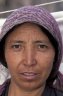 46 years old Ladakhi woman from Skiu in the tea tent (3428 m) between Skiu-Tunespa (Chaluk), LADAKH, GPS: N 33.57.2.79, E 77.18.0.11