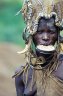 Mursi tribe, Sanebale village, Mago NP (485 m), 33 km W of Jinka, South Omo Valley, ETHIOPIA