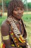 Hamar woman, market, Turmi (940 m), South Omo Valley, ETHIOPIA