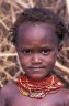 Dasanech girl, 1 km SW of Omorate, near the Omo River (372 m), South Omo Valley, ETHIOPIA