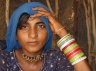 Nomad gipsy girl, ~ 20 km NW of Jaisalmer, Rajasthan, INDIA