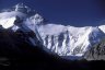 <p>Mt. Everest (8850 m) seen from the Base Camp (5200 m), 17 km NW of Mt. Everest, TIBET</p>